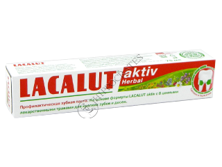 Зуб. паста Lacalut Active Herbal