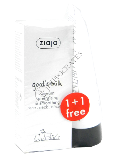 Ziaja Goat`s milk Ser fata energizant si calmant + peeling 