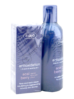 Ziaja Acai Berry Crema Fata Hranitoare si Regeneranta +Gel-scrab micelar 