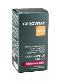 Gerovital Men crema antirid cu acid hialuronic