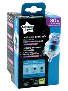 Biberon (0+) 150 ml anticolici cu senzor de temperatura si sistem de ventilatie TT0025