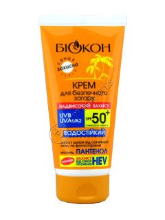 Биокон Солнцезащит.серия SPF 50 Крем для загара Максимальная защита 