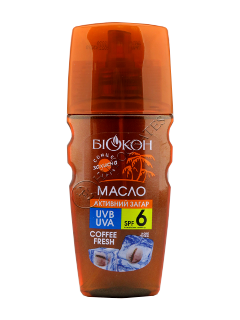 Biokon Protectie Solara SPF 6 Ulei pentru bronz activ Coffee Fresh