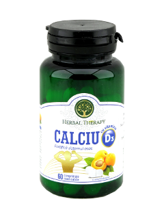 Calciu cu vitamina D3 cu aroma de caise