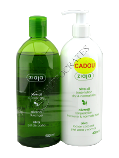 Ziaja Natural Olive. Lotiune p/u piele normala si uscata 400 ml+Gel de dus 500 ml Ziaja-Польша