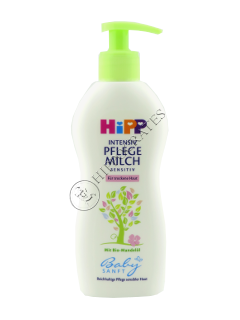 HIPP  BabySanft Lapte de ingrijire p/u pielea sensibila (cu pompa) 300 ml /90302/