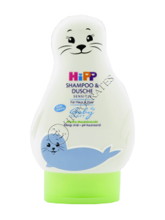 HIPP BabySanft Sampon  gel de dus p/u piele si par 200 ml /90104/