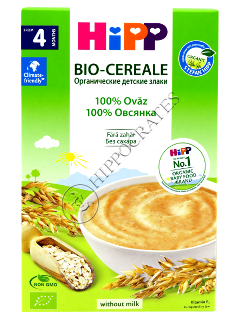 HIPP Terci organic fara lapte 100 % Ovaz (4 luni) 200 g /3017/