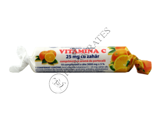 Acid ascorbic cu glucoza (vitamina C) portocala