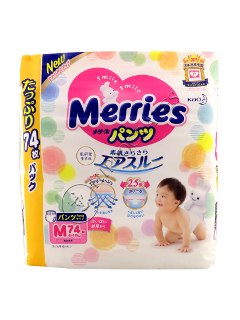 MERRIES Size M  № 74  6-11kg (UJ) chilotei-scutece