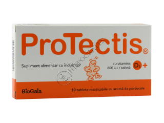 Протектис Пробиотик с вит. D3 (апельсин)