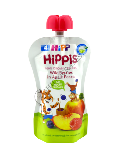 HIPPiS Mar-Piersica cu fructe de padure (4 luni) 100 g /8525/