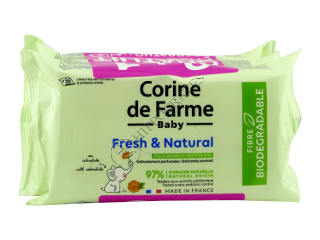 Corine de Farme Baby FreshNatural Servetele Umede pentru copii (2+1)