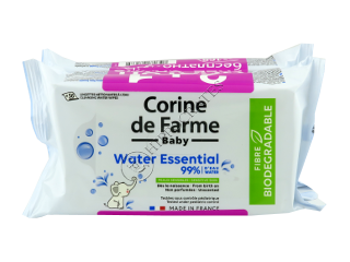 Корин де Фарм Baby Water Essential Детские салфетки (2+1)