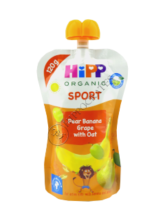 HIPPiS SPORT Para, banana, struguri si ovaz 120 g (1 an) /84500/