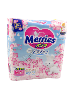 MERRIES Size M  № 74  6-11kg (UJ) Sakura chilotei-scutece