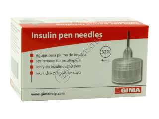 Иголка для шприц-ручки для инсулина Gima 32G x 4 мм (23840)