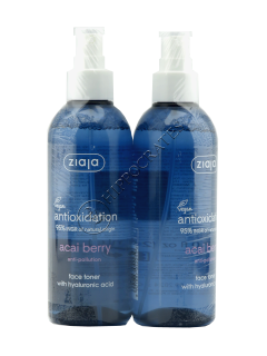 Ziaja Acai Berry toner fata cu acid hyaluronic (1+1)