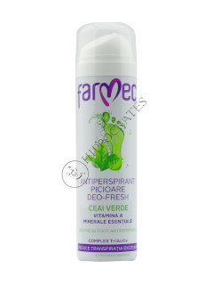 Farmec antiperspirant picioare Deo-Fresh Ceai Verde