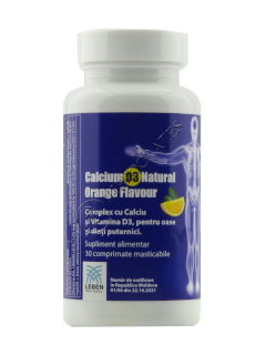Calcium-D3 Natural Orange Flavour Leben