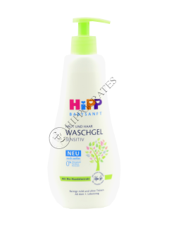 HIPP  BabySanft Gel de dus  p/u piele si par 400 ml /90121/