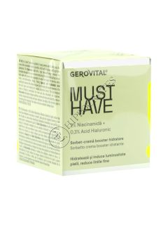 Gerovital Must Have Sorbet Crema Booster hidrat. 2% Niacinamida