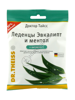 Dr.Theiss  Dropsuri Eucalipt si Mentol + vit. C