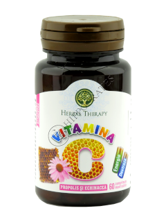 Acid ascorbic cu glucoza (Vitamina C) + propolis, echinacea