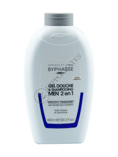 Byphasse Men gel de dus-sampon 2 in 1 (groovy paradise)