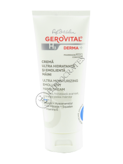 Gerovital H3 Derma+ crema ultra hidratanta si emolienta maini