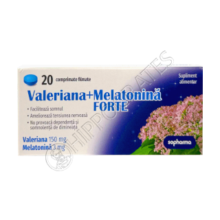 Валериана + Мелатонин Форте
