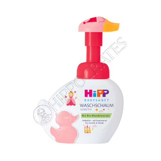 HIPP BabySanft Spumă cremoasă pentru față și mâini Ratusca Printesa HIPP BabySanft Spumă cremoasă pentru față și mâini Ratusca Printesa