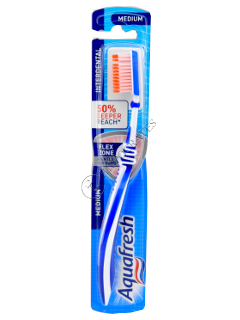 Зубная щетка Аквафреш Interdental Silky Medium