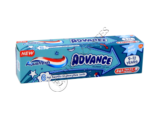 Pasta de dinti pentru copii Aquafresh Advance 9-12 ani