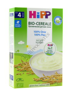 HIPP Terci organic fara lapte 100 % Orez ( 4 luni) 200 g /30402/