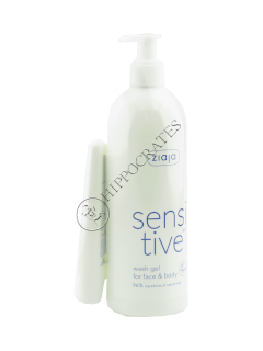 Ziaja Sensitive Crema-gel pentru spalarea fetei si corpului + Peeling cu enzime